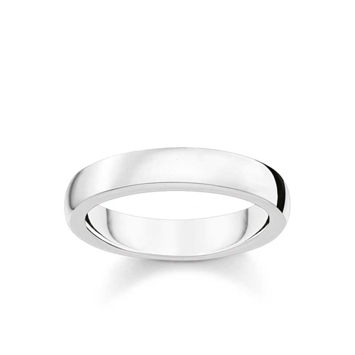 THOMAS SABO STERLING SILVER FINE LOVE BAND RING